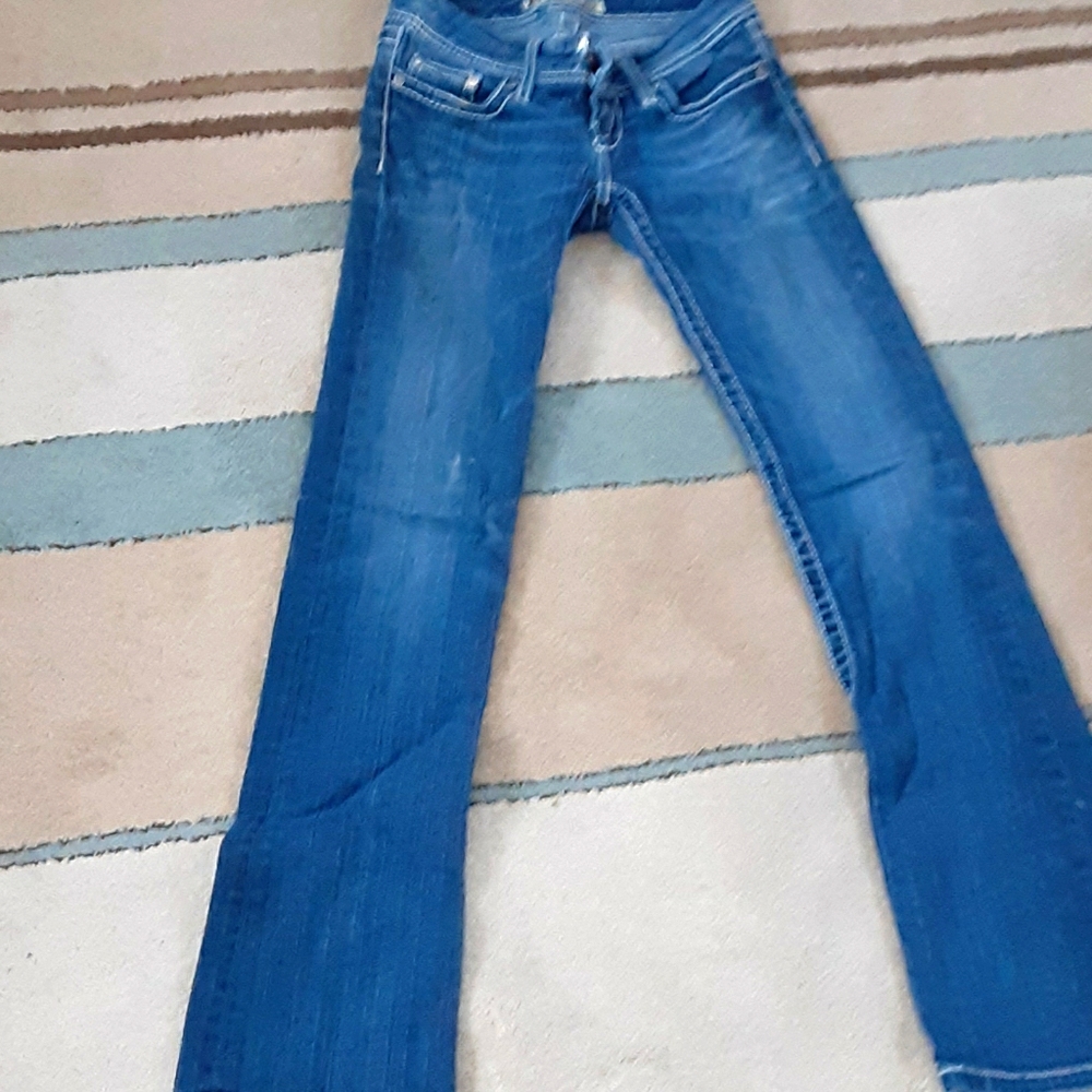 Dark blue jeans